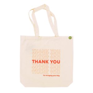 "Thank You" Printed Tote